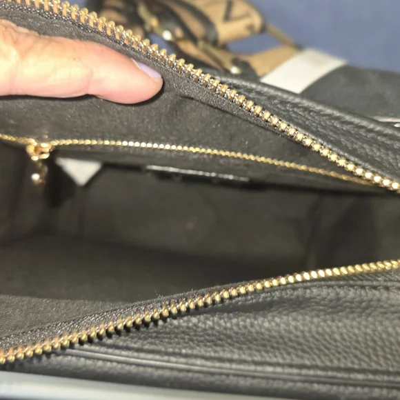 Valentino Orlandi Black Leather Crossbody Bag